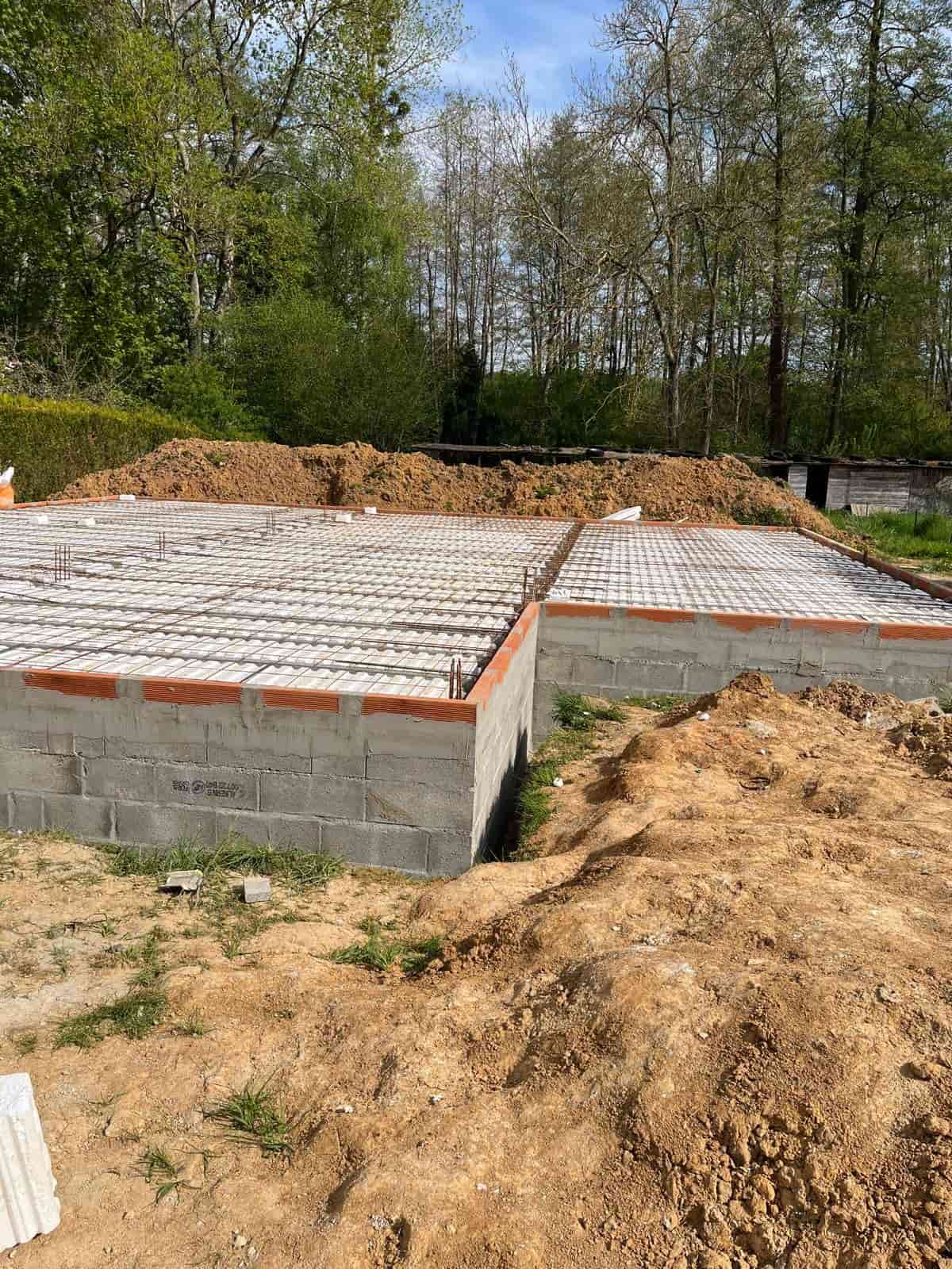 Fondations et dalle béton armé – gros œuvre